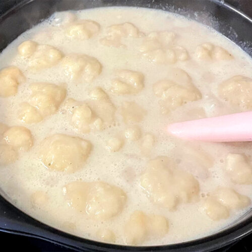 photo of chicken and dumplings