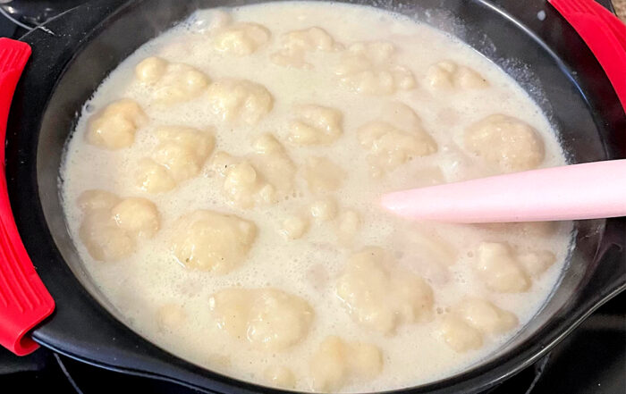 photo of chicken and dumplings