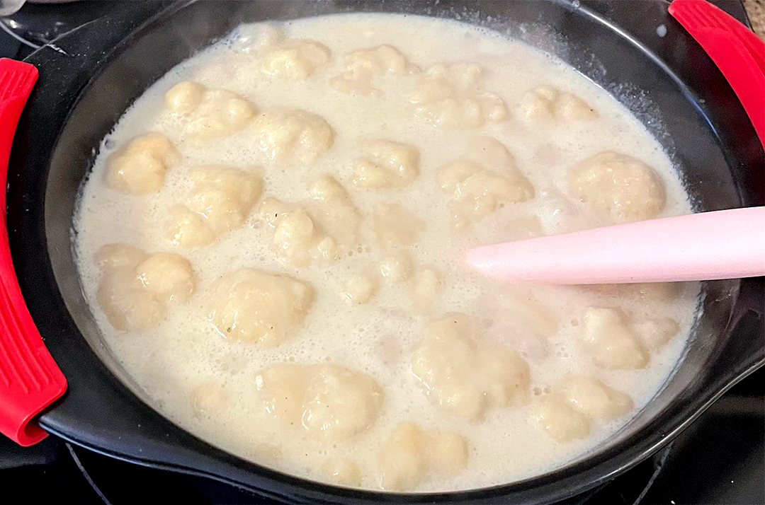 photo of chicken and dumplings